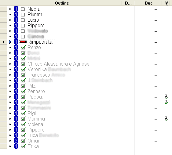 GTD - lista Chiamare