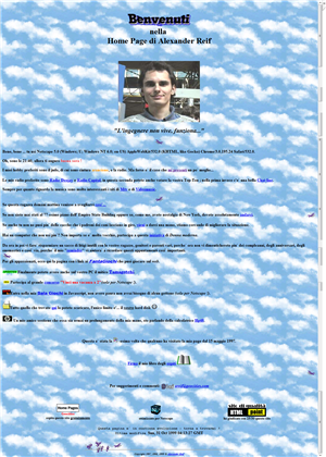 Home page su Geocities